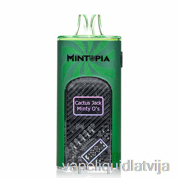 Mintopia Turbo 9000 Vienreizējās Lietošanas Kaktuss Jack Minty O's Vape šķidrums